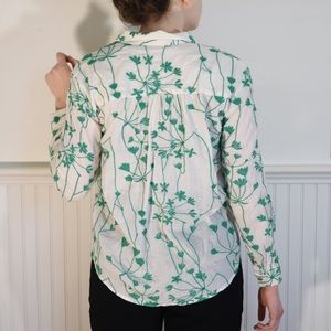 Anthropologie Vine Button down Shirt